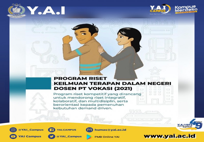 Program Riset Keilmuan Terapan Dalam Negeri Dosen PT Vokasi (2021)