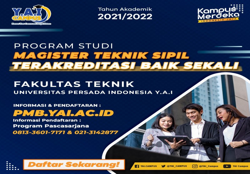 Program Studi Magister Teknik Sipil Terakreditasi Baik Sekali