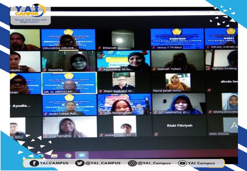 Webinar Pengabdian Masyarakat : Workshop Tata Kelola UMKM di Masa Pandemi