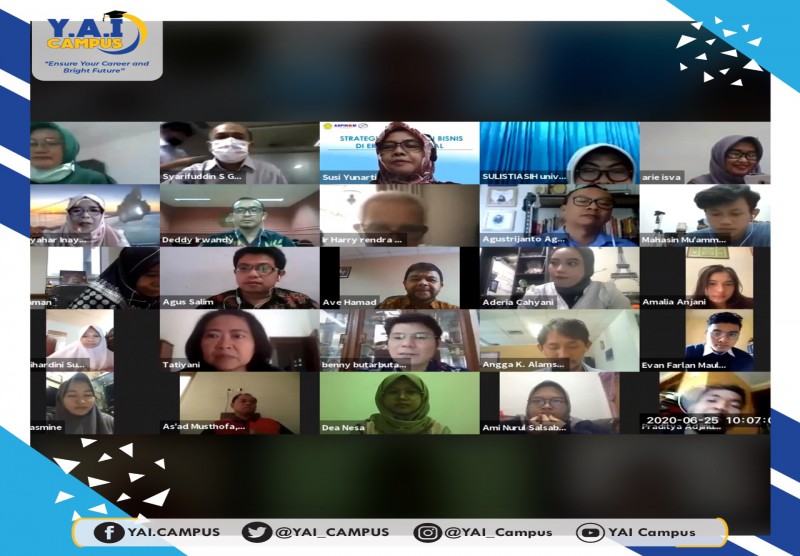 Webinar  “Strategi Komunikasi Bisnis di Era New Normal”